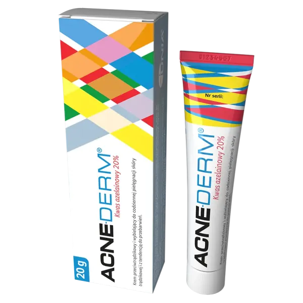 ACNE-DERM krem przeciwtrądzikowy i wybielający 20 g