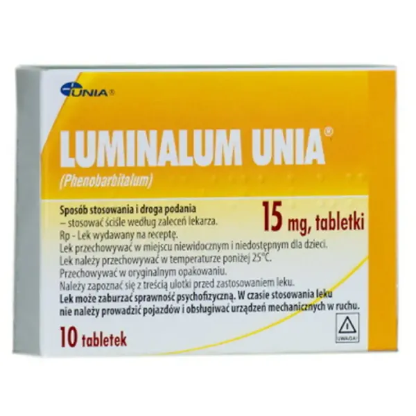 Luminalum UNIA 15 mg 10 szt.